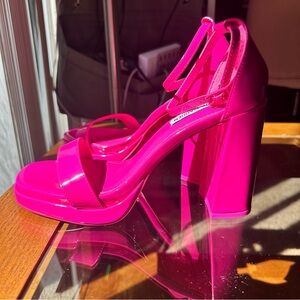 Steve Madden Women's Pink Heeled Sandals NWT